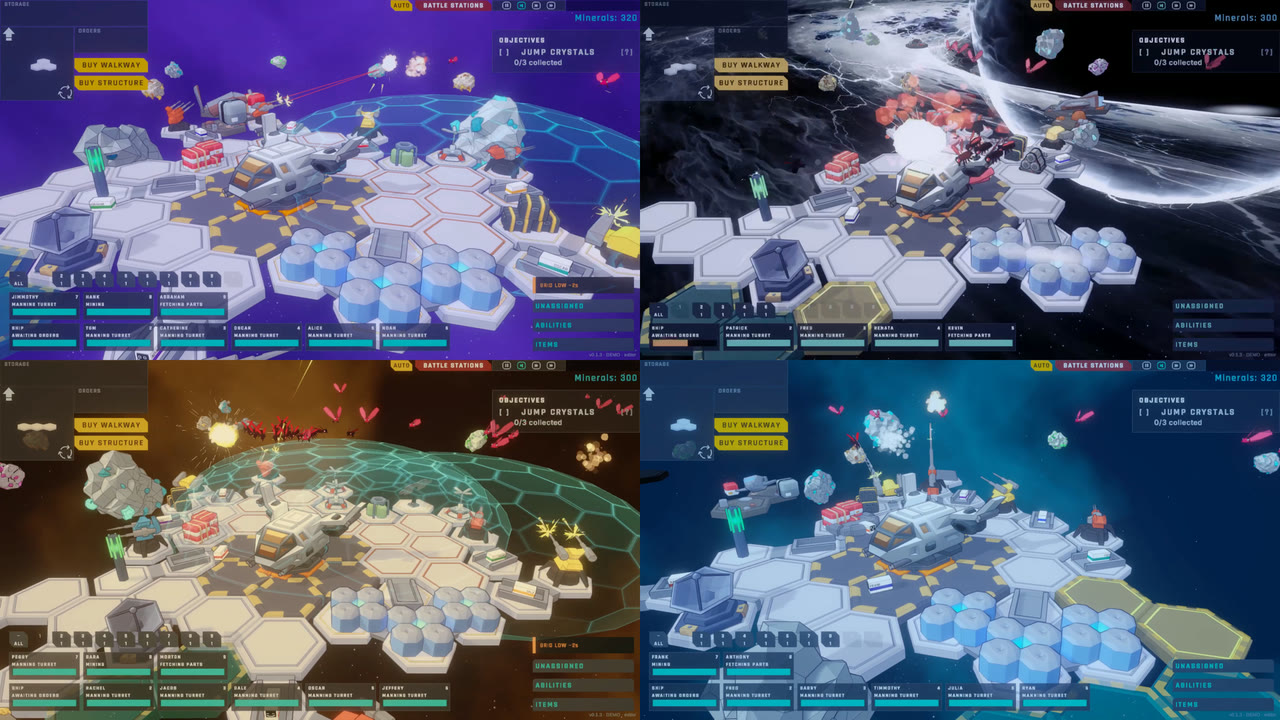 Four biomes